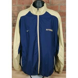 Nike Pittsburgh Panthers Windbreaker Jacket 2XL Vintage Full Zip NCAA